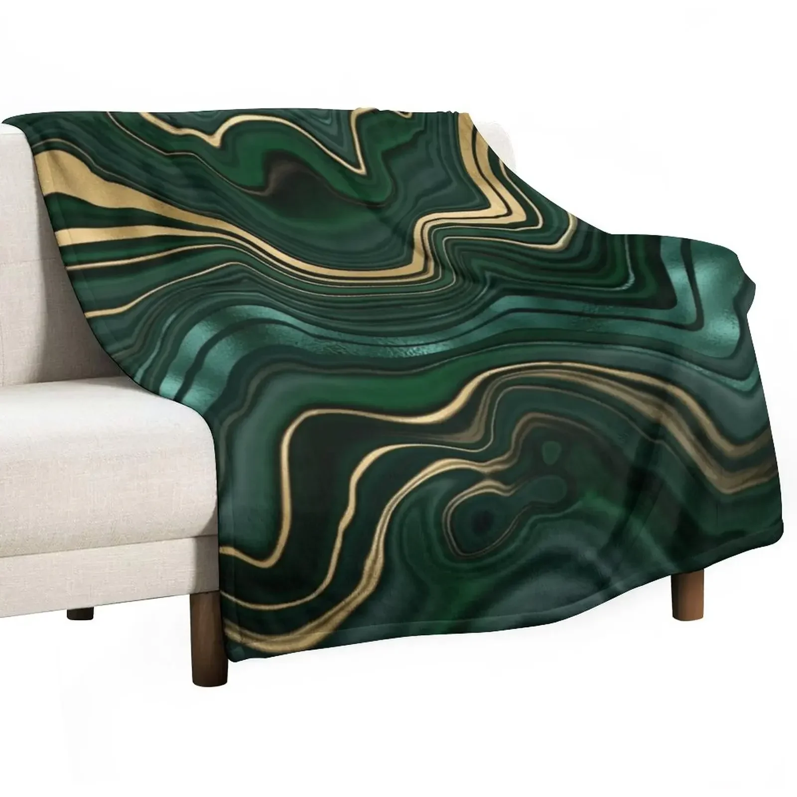Emerald Green and GoldMalachite Pattern Throw Blanket Plaid Cute Fashion Sofas Polar Blankets
Emerald Green and GoldMalachite Pattern Throw Blanket Plaid Cute Fashion Sofas Polar Blankets
