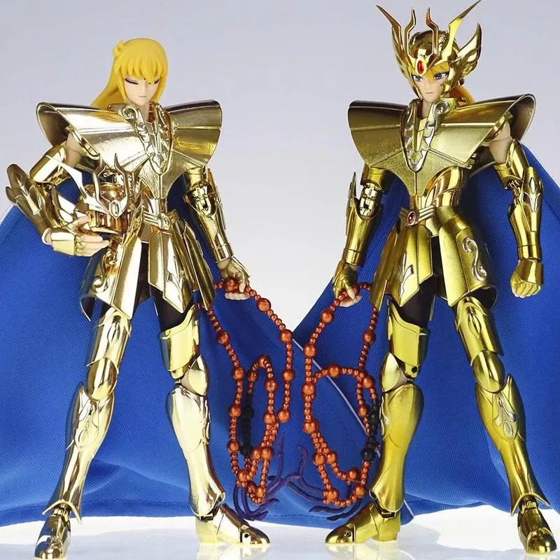 

Mst Saint Seiya Myth Cloth Exm/ex Metal Virgo Shaka Andromeda Shun Head 24k Hades/dark Gold Action Figure Knights Of The Zodiac