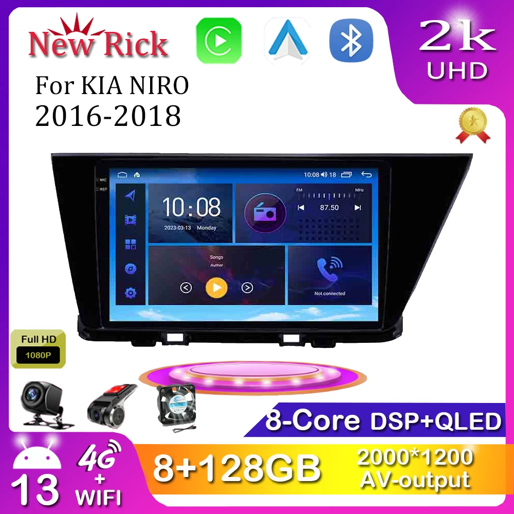 Android 12.0 For KIA NIRO 2016-2018 Navigation GPS DSP Carplay WIFI+4G Car Radio Multimedia Player
Android 12.0 For KIA NIRO 2016-2018 Navigation GPS DSP Carplay WIFI+4G Car Radio Multimedia Player