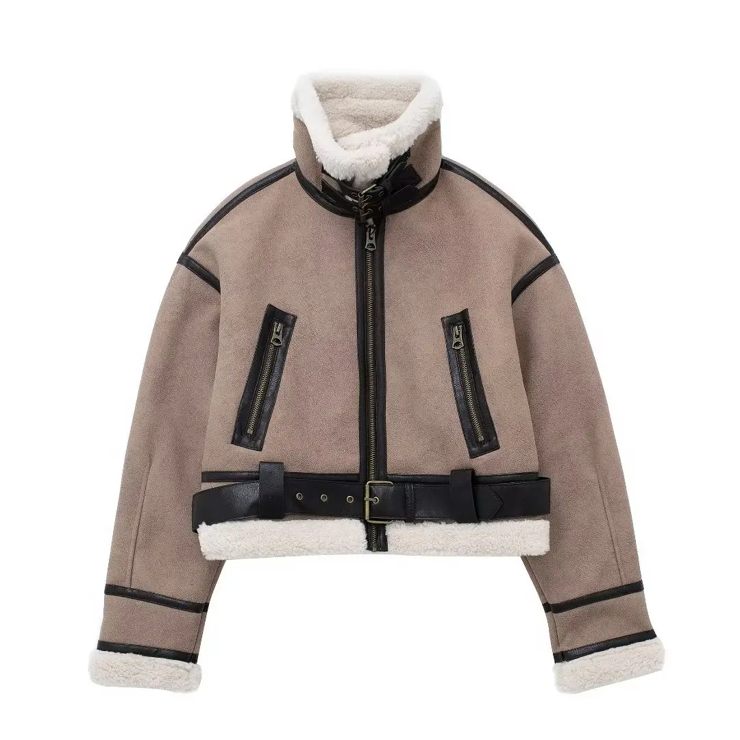 New Autumn and Winter American Retro Casual Streetwear Fashionable Fur One-piece Thickened Short Jacket for Women
New Autumn and Winter American Retro Casual Streetwear Fashionable Fur One-piece Thickened Short Jacket for Women