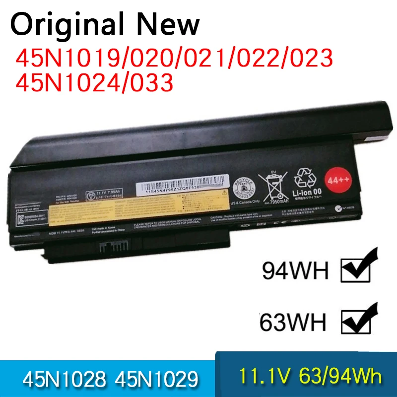 NEW Original Battery 45N1025 45N1024 45N1028 45N1029 45N1020 45N1021 For Lenovo Thinkpad X230 X230i X230S series
NEW Original Battery 45N1025 45N1024 45N1028 45N1029 45N1020 45N1021 For Lenovo Thinkpad X230 X230i X230S series