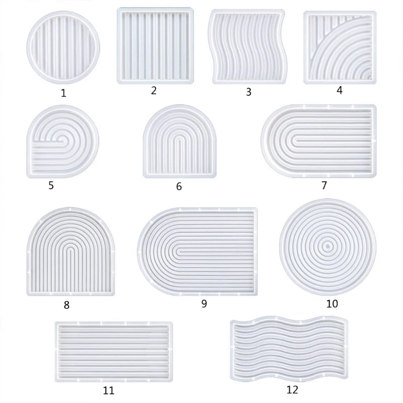 Striped Silicone Molds for Resin Casting Arch Door Tray Molds Epoxy Casting DIY Craft Cup Mat Resin Mold R3MC
Striped Silicone Molds for Resin Casting Arch Door Tray Molds Epoxy Casting DIY Craft Cup Mat Resin Mold R3MC
