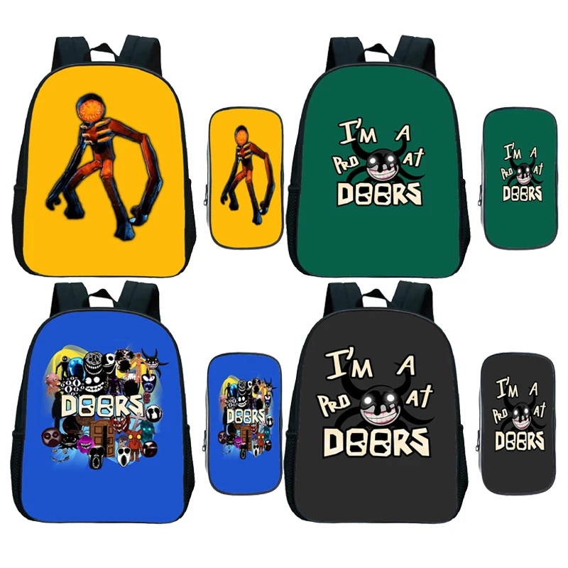 2pcs Escape From The Door School Backpack Screech Seek Kindergarten Primary Mochilas Doors Figure Kawaii Kids Bag
2pcs Escape From The Door School Backpack Screech Seek Kindergarten Primary Mochilas Doors Figure Kawaii Kids Bag