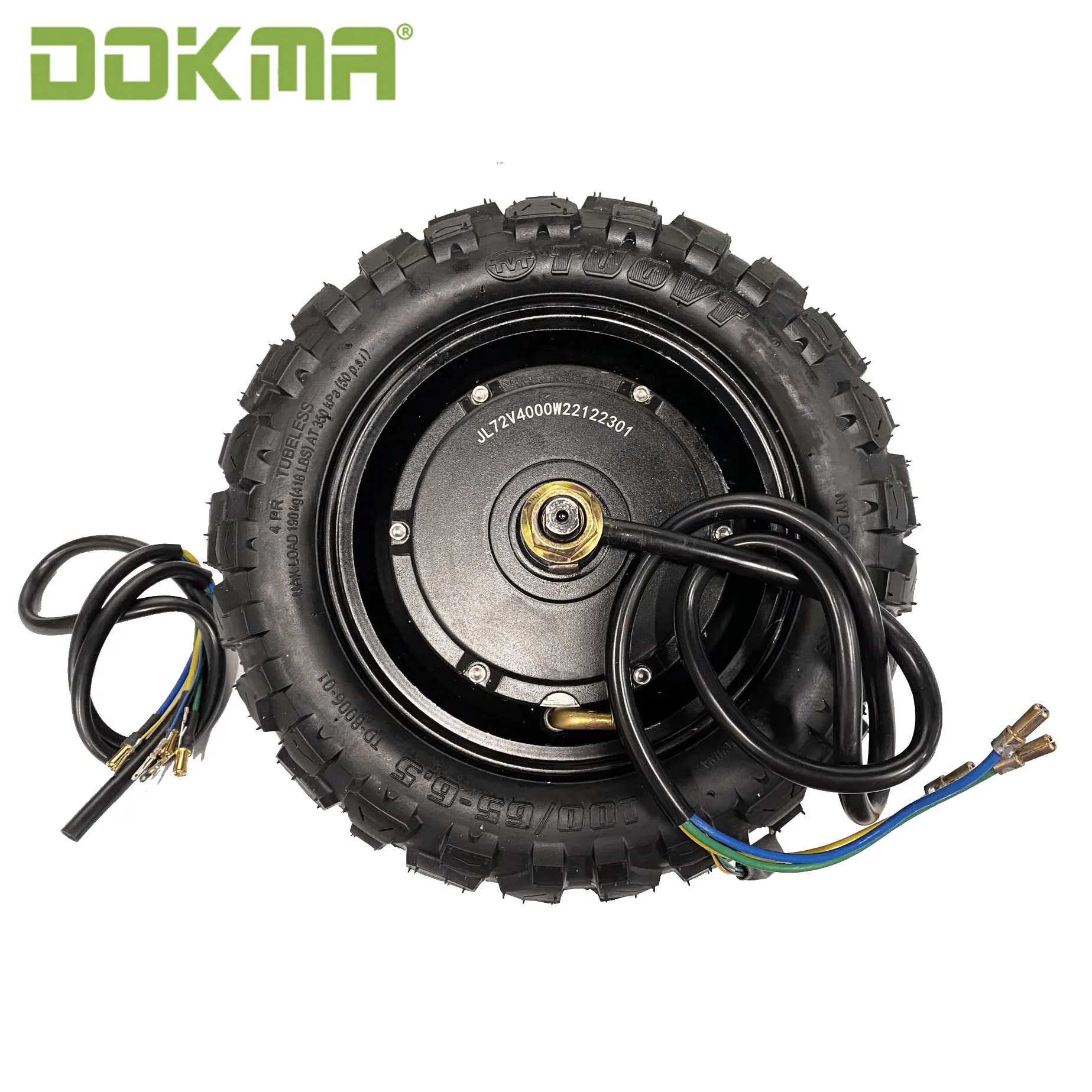 Dokma 72V 4000W scooter brushless motor high effect with 100/65-6.5 tubeless tire
Dokma 72V 4000W scooter brushless motor high effect with 100/65-6.5 tubeless tire