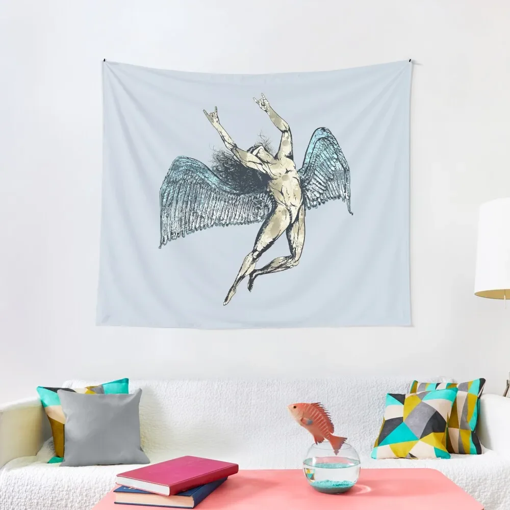 ICARUS THROWS THE HORNS - super blue grunge NEW blue Tapestry Things To Decorate The Room Tapestry
ICARUS THROWS THE HORNS - super blue grunge NEW blue Tapestry Things To Decorate The Room Tapestry