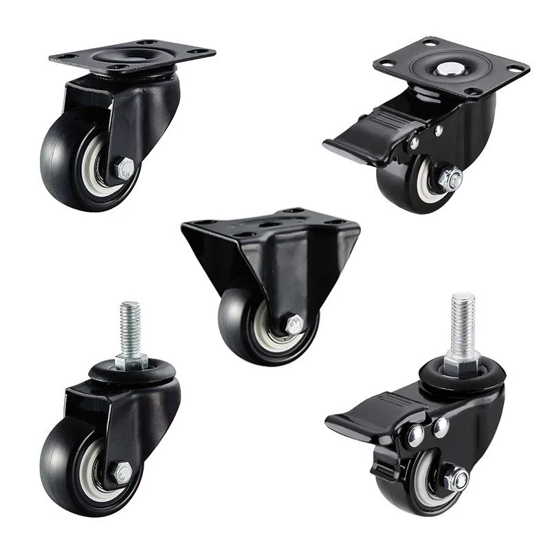 4 Pcs/Lot 2 Inch Gold Diamond Universal Wheel /Size M8/M10/M12 With Brake With Double Bearing Sleeve Black Furniture Caster
4 Pcs/Lot 2 Inch Gold Diamond Universal Wheel /Size M8/M10/M12 With Brake With Double Bearing Sleeve Black Furniture Caster