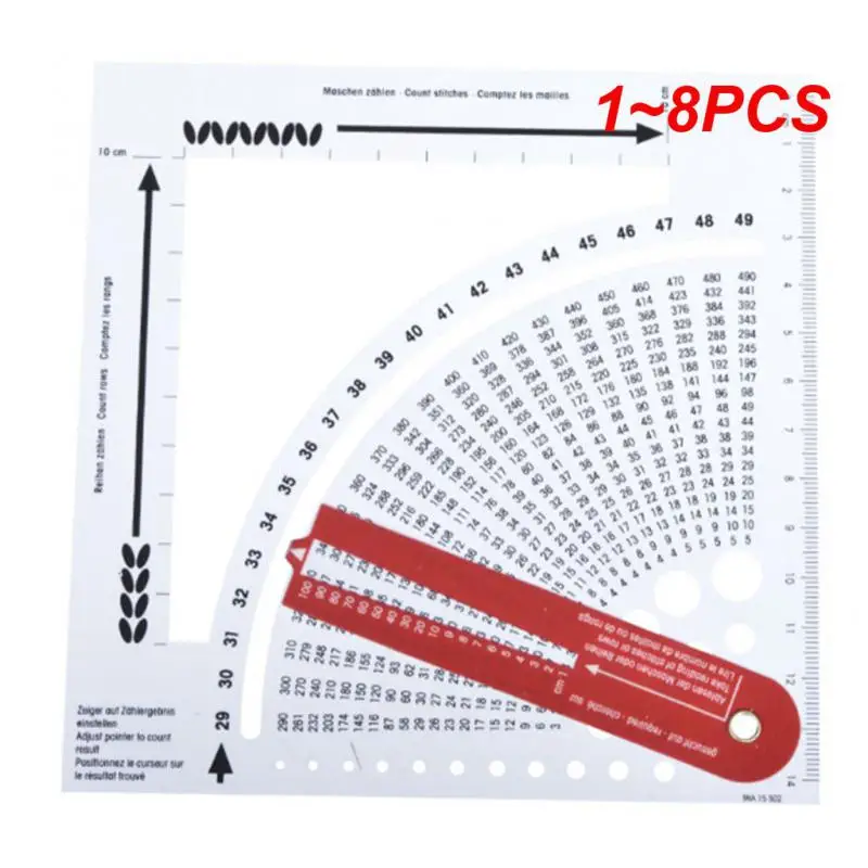 1~8PCS Tool Knitting Calculator Weave Craft Sweater Ruler Double Sided Accessories Counting Frame Counter Sewing Smooth Density
1~8PCS Tool Knitting Calculator Weave Craft Sweater Ruler Double Sided Accessories Counting Frame Counter Sewing Smooth Density