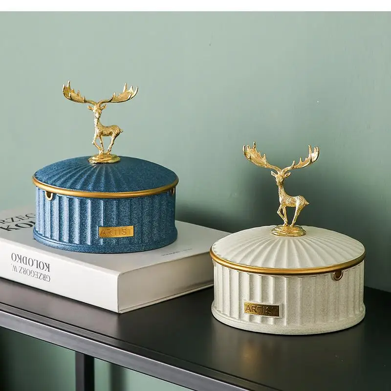 Metal elk resin ashtray household living room storage box creative personality ashtray ornaments light luxury home decoration
Metal elk resin ashtray household living room storage box creative personality ashtray ornaments light luxury home decoration