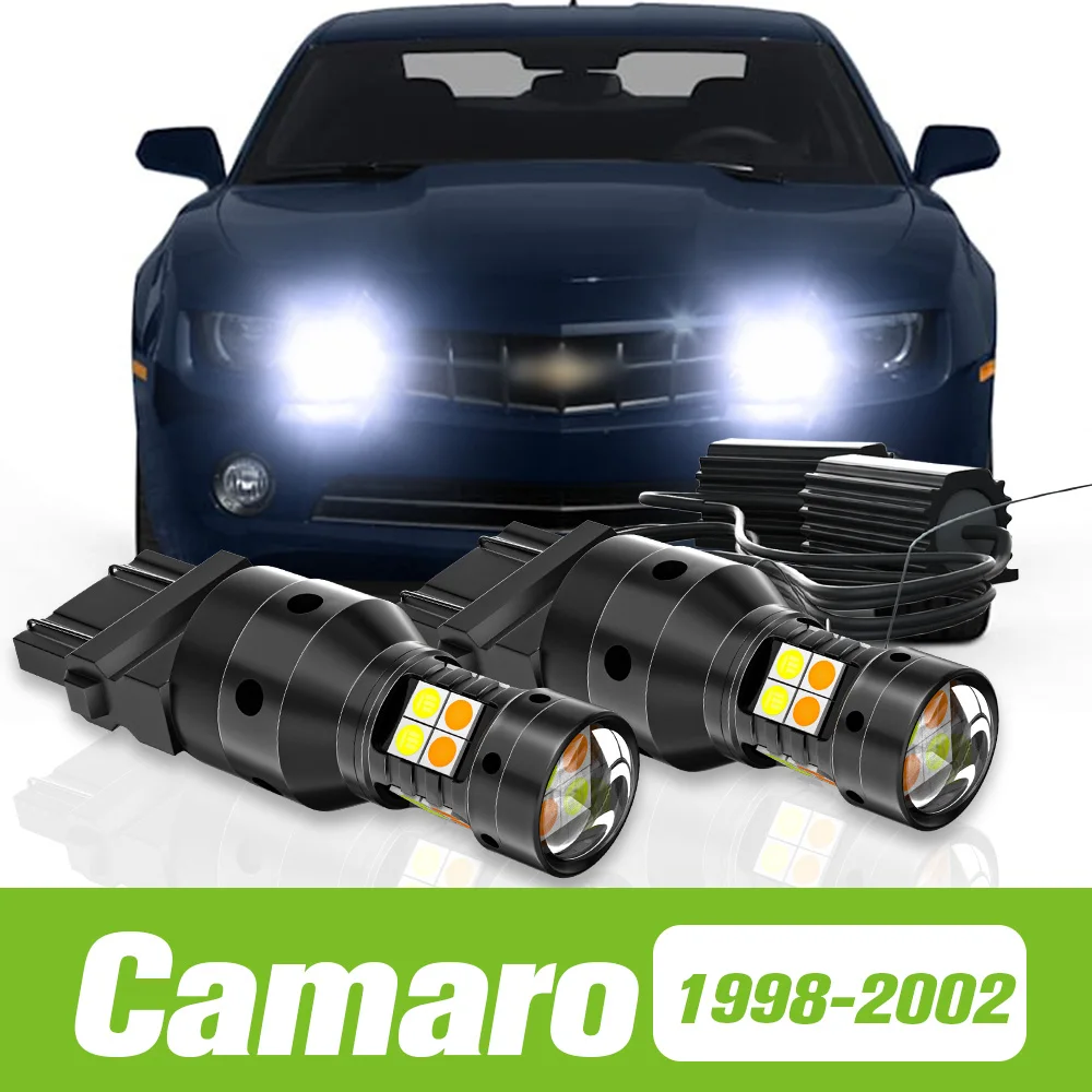2pcs For Chevrolet Camaro 1998-2002 Dual Mode LED Turn Signal+Parking Light 1999 2000 2001 Accessories
2pcs For Chevrolet Camaro 1998-2002 Dual Mode LED Turn Signal+Parking Light 1999 2000 2001 Accessories