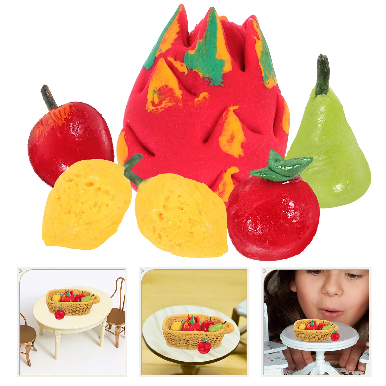 

Mini Simulated Fruit Fake Prop House Model Tiny Fruits Adornment Artificial Decor Chairs
