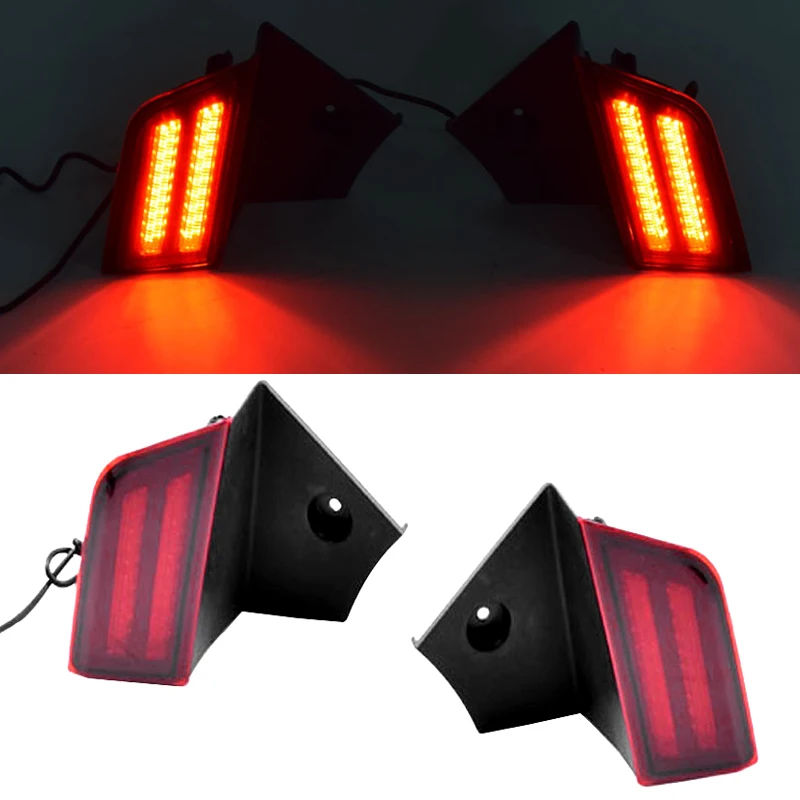 1Pair Two Functions Automobile Rear Bumper Light for Mitsubishi Pajero SPORTS 2015 2016 Durable Brake Light Fog Lamp Accessories
1Pair Two Functions Automobile Rear Bumper Light for Mitsubishi Pajero SPORTS 2015 2016 Durable Brake Light Fog Lamp Accessories