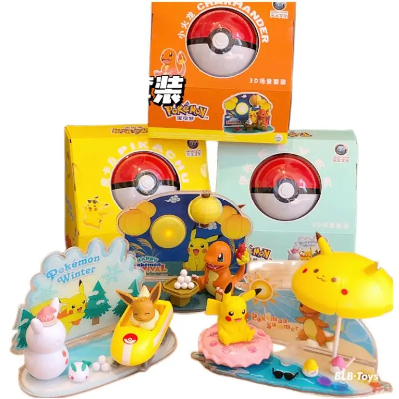 Pokemon Figures Pocket Monster Pet Elf Ball Scene Set Toy Pikachu Anime Figure Model Kids Gift
Pokemon Figures Pocket Monster Pet Elf Ball Scene Set Toy Pikachu Anime Figure Model Kids Gift
