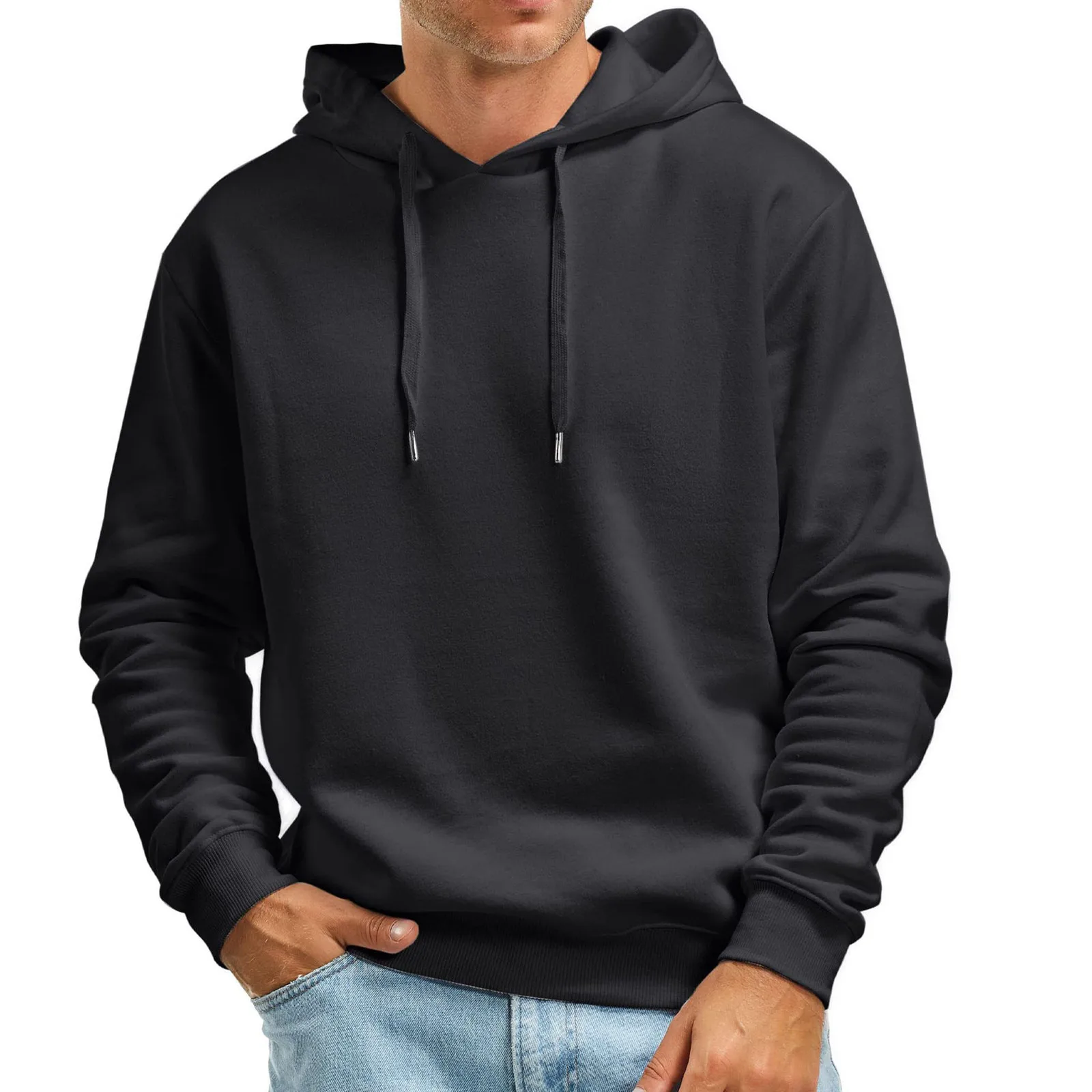 2024 Winter Men's Pullover Long Sleeve Cotton Hoodies Loose Fit Quick Dry Casual Workout Hooded Sweatshirt Tops with Pockets
2024 Winter Men's Pullover Long Sleeve Cotton Hoodies Loose Fit Quick Dry Casual Workout Hooded Sweatshirt Tops with Pockets
