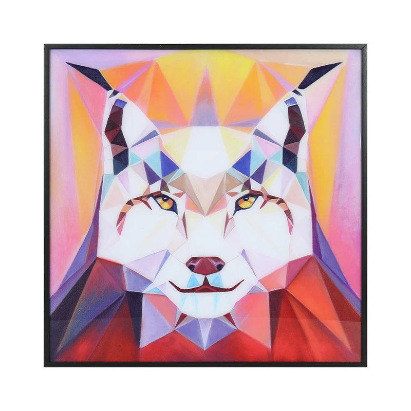 Geometric Animal Mural Corridor Porch Wall Hanging Painting Solid Wood Frame Wall Painting
Geometric Animal Mural Corridor Porch Wall Hanging Painting Solid Wood Frame Wall Painting
