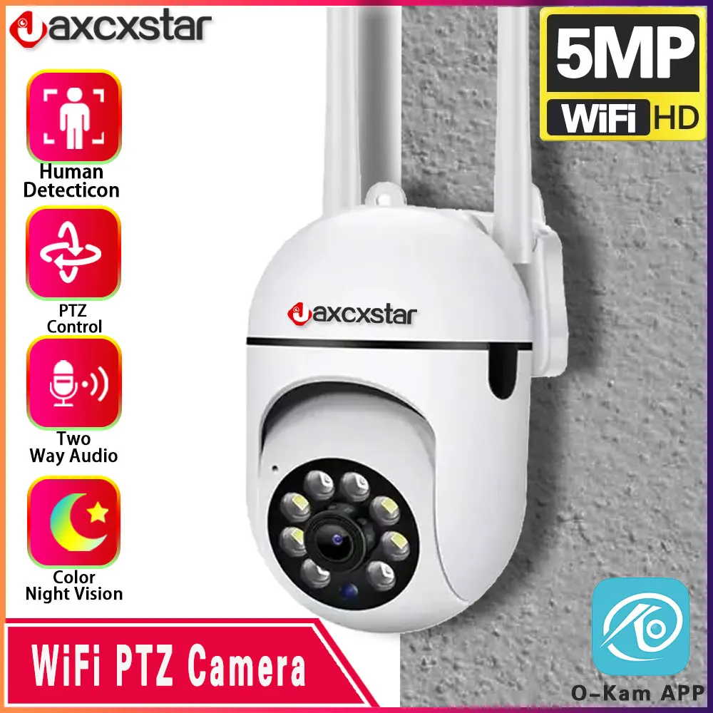 Outdoor 5MP Surveillance Camera CCTV IP Wifi Camera Waterproof External Security Protection Wireless Home Monitor Motion Trcking
Outdoor 5MP Surveillance Camera CCTV IP Wifi Camera Waterproof External Security Protection Wireless Home Monitor Motion Trcking