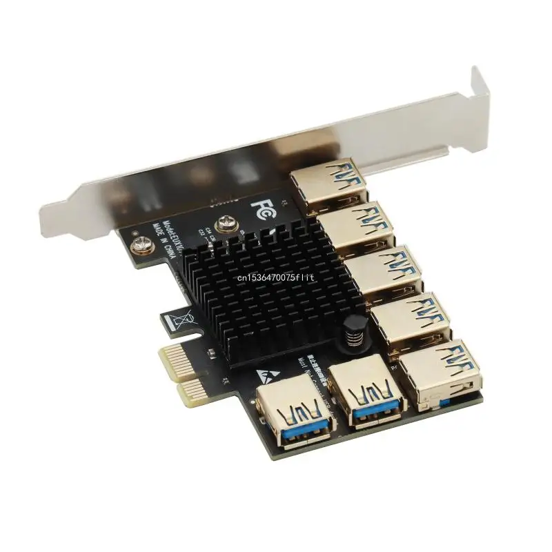 Адаптер PCIe от 1x до 16x, плата расширения для майнинга от 1 до 7, множитель USB для майнеров BTC, Прямая поставка
Адаптер PCIe от 1x до 16x, плата расширения для майнинга от 1 до 7, множитель USB для майнеров BTC, Прямая поставка