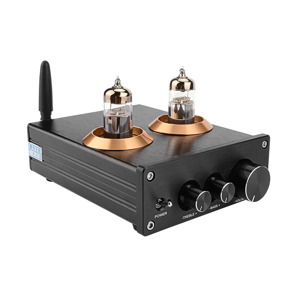 Трубчатый предусилитель буфера HiFi 6J5 Bluetooth 4,2, Стерео предусилитель с настройкой тона высоких басов (черный)
Трубчатый предусилитель буфера HiFi 6J5 Bluetooth 4,2, Стерео предусилитель с настройкой тона высоких басов (черный)
