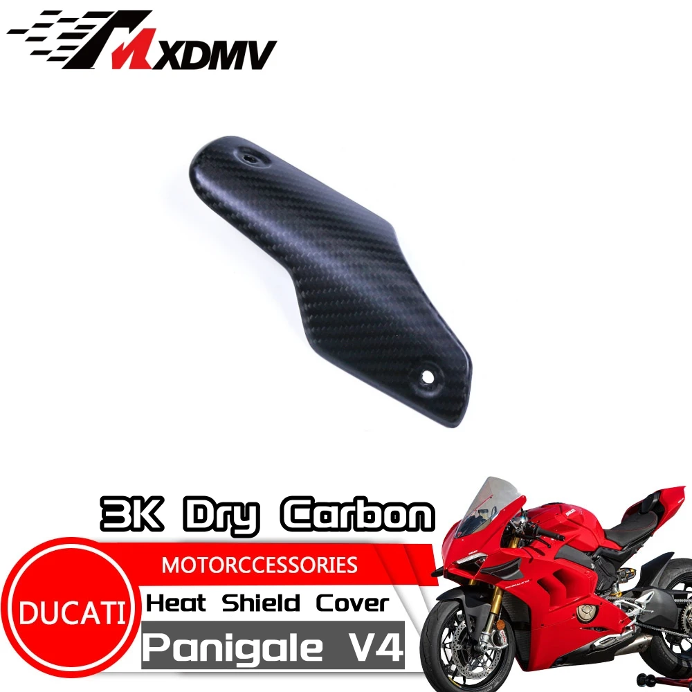 For Ducati Panigale V4 V4S/V4R Carbon Fiber Motorcycle Exhaust Pipe Decoration Patch Heat Insulation Protector Heat Shield 2018+
For Ducati Panigale V4 V4S/V4R Carbon Fiber Motorcycle Exhaust Pipe Decoration Patch Heat Insulation Protector Heat Shield 2018+