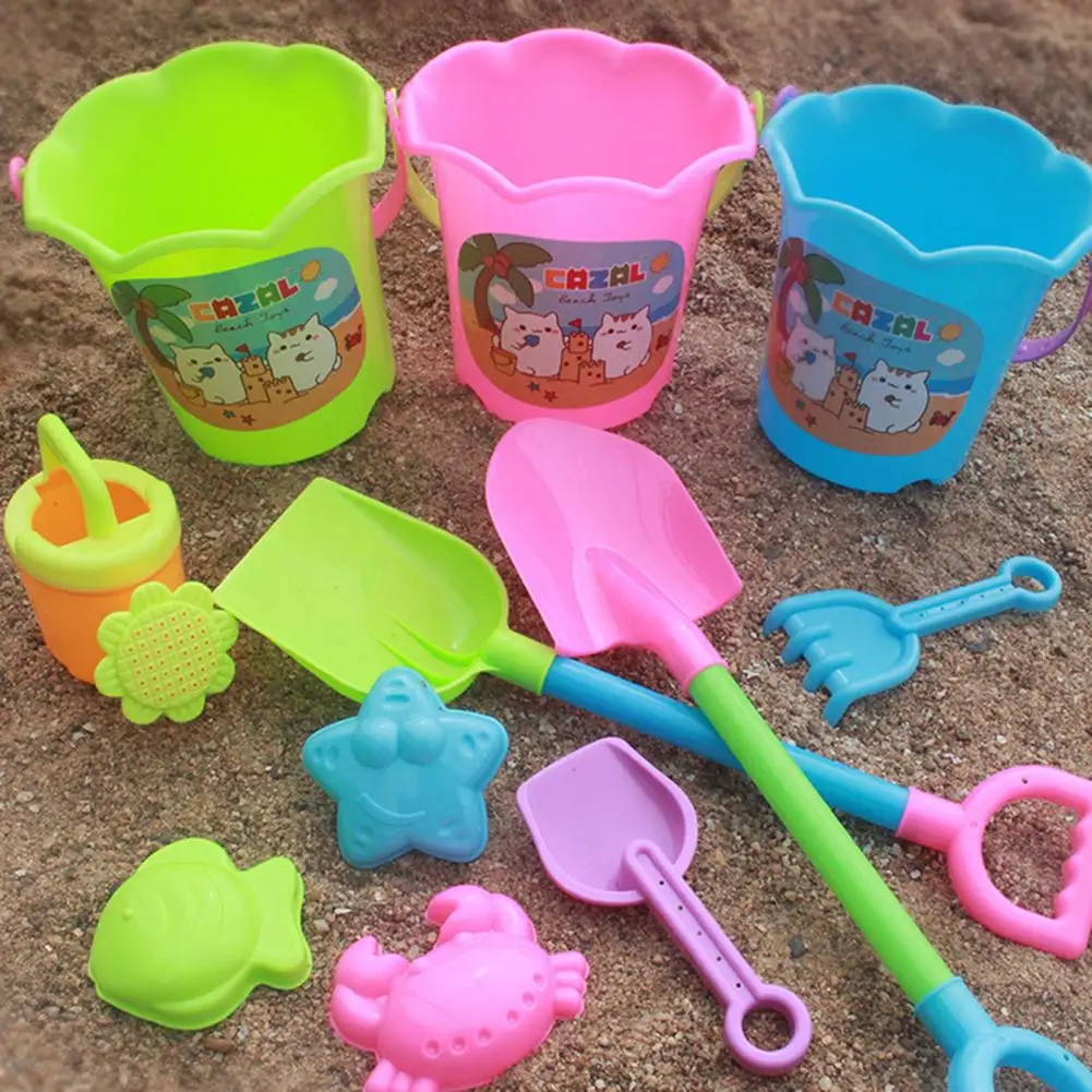 1 Set Beach Toy Sand Digging Tools with Mold Hand-eye Coordination Improve Cognition Attract Attention Baby Sand Toy with Bucket
1 Set Beach Toy Sand Digging Tools with Mold Hand-eye Coordination Improve Cognition Attract Attention Baby Sand Toy with Bucket