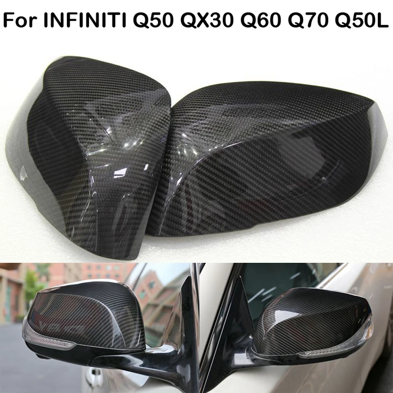 Upgrade Real Carbon Fiber Car Mirror Covers For Infiniti Q50 Q50S Q70 Q60 QX30 2016-2023Body Side Rear View Mirror Caps
Upgrade Real Carbon Fiber Car Mirror Covers For Infiniti Q50 Q50S Q70 Q60 QX30 2016-2023Body Side Rear View Mirror Caps