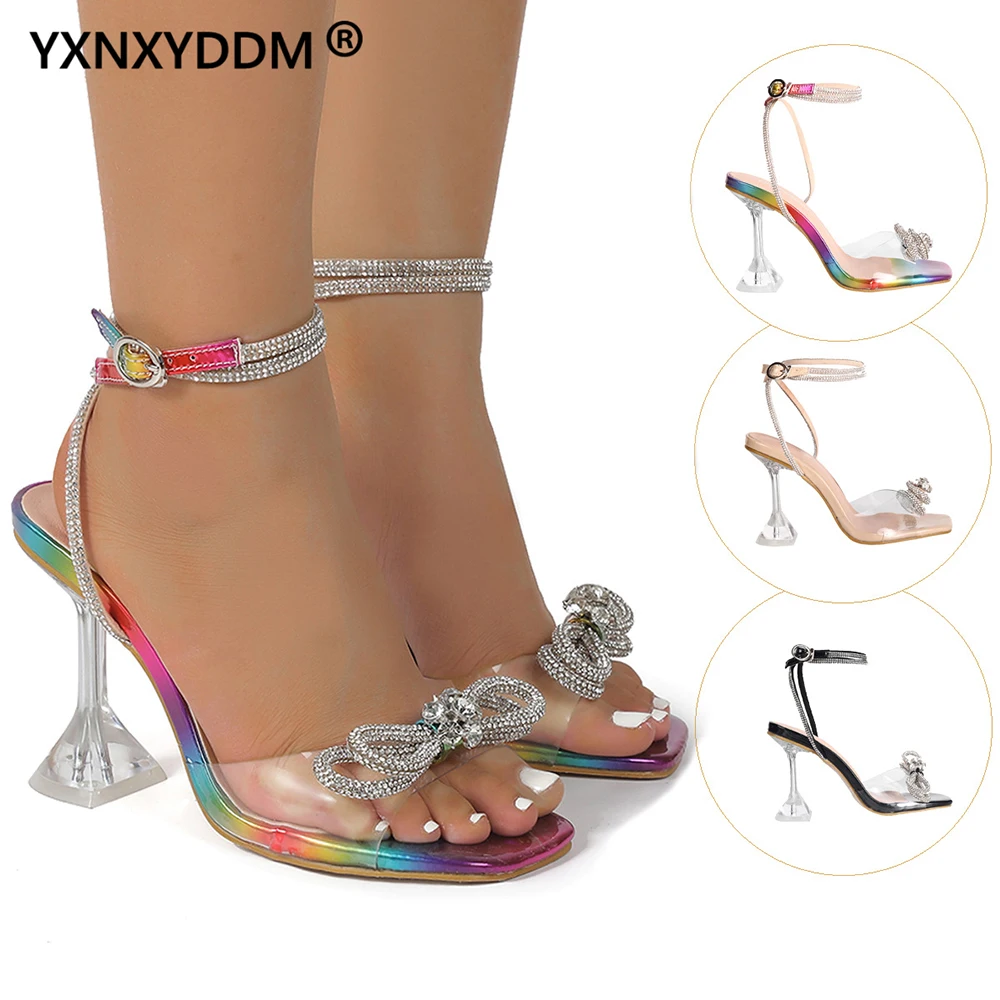 2024 New Women's 9cm High Heels Summmer Sandals Square Toe Clear PVC Heels Ankle Strap Sexy Shoes Ladies Crystal Rhinestone Shoe
2024 New Women's 9cm High Heels Summmer Sandals Square Toe Clear PVC Heels Ankle Strap Sexy Shoes Ladies Crystal Rhinestone Shoe