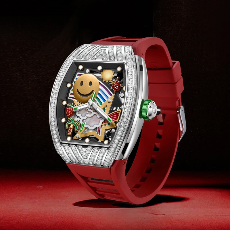 IW Top Brand Luxury Diamond Case 2024 New Fashion Men Automatic Mechanical Watch 50M Waterproof Personalized Clock Reloj 757
IW Top Brand Luxury Diamond Case 2024 New Fashion Men Automatic Mechanical Watch 50M Waterproof Personalized Clock Reloj 757