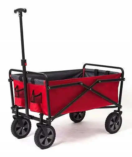 

Mini Camping Trolley Folding Wagon Carts Foldable Outdoor Wagon 3 Years 4 Pcs 51x57x90cm Four-wheel Enclosed 1pc/ctn 100pcs W007
