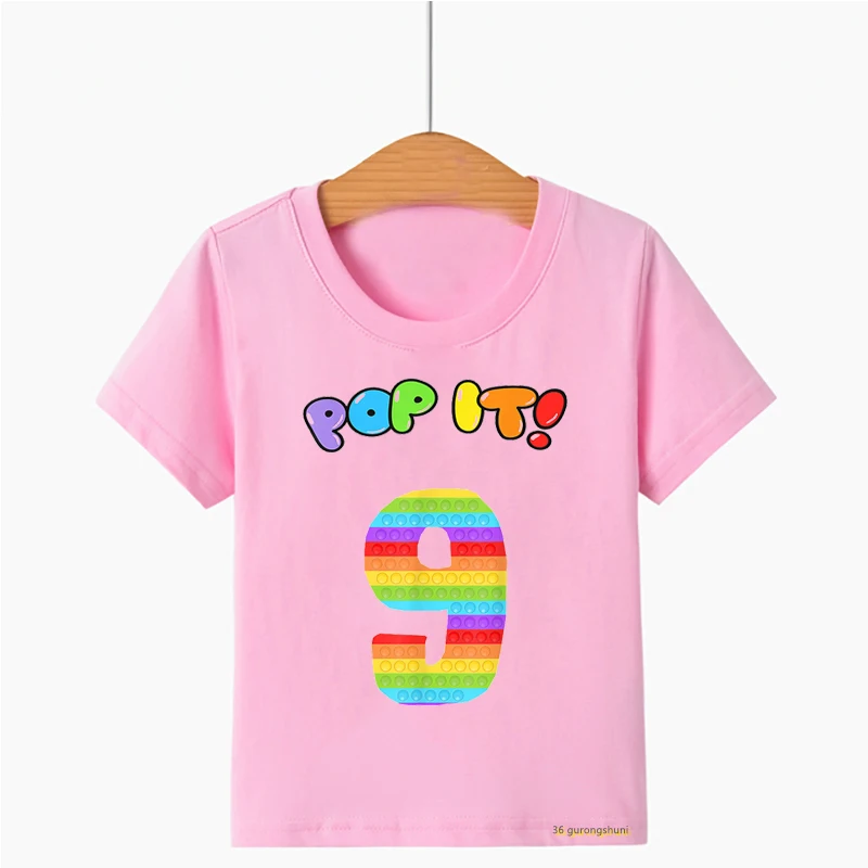 2022 New Style Funny Pop It T-Shirt Number 7 8 9 10 11th Happy Birthday Gift T Shirt Baby Boys Clothes Girl Tshirt Tees Tops
2022 New Style Funny Pop It T-Shirt Number 7 8 9 10 11th Happy Birthday Gift T Shirt Baby Boys Clothes Girl Tshirt Tees Tops