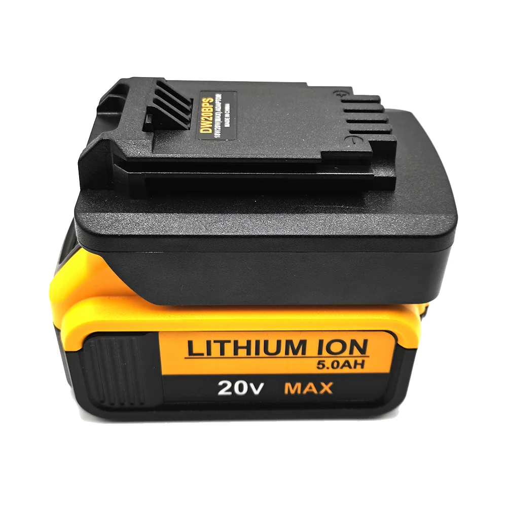 Battery Adapter for Dewalt 18V/20V Lithium Battery Converted to Black&Decker Porter Cable Stanley 18V 20V Battery Tool
Battery Adapter for Dewalt 18V/20V Lithium Battery Converted to Black&Decker Porter Cable Stanley 18V 20V Battery Tool