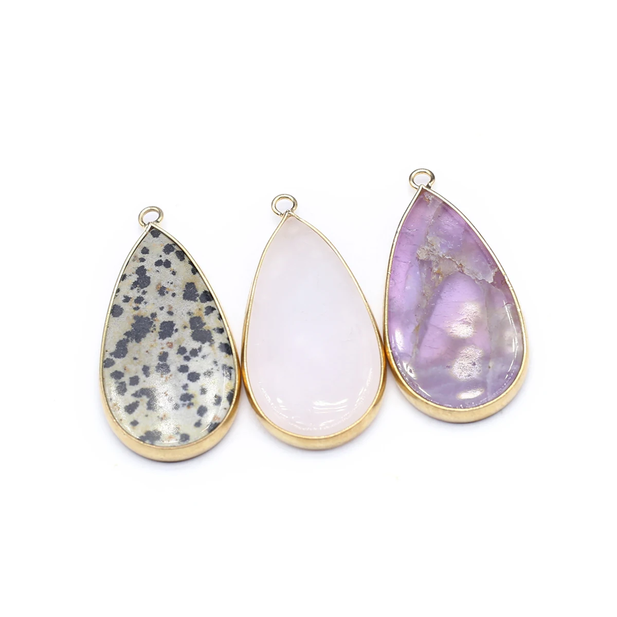 2 PCS Natural Semi-Precious Stones Random Colour Teardrop Shaped Pendant for DIY Jewelry Making Handmade Bracelet Necklace
2 PCS Natural Semi-Precious Stones Random Colour Teardrop Shaped Pendant for DIY Jewelry Making Handmade Bracelet Necklace