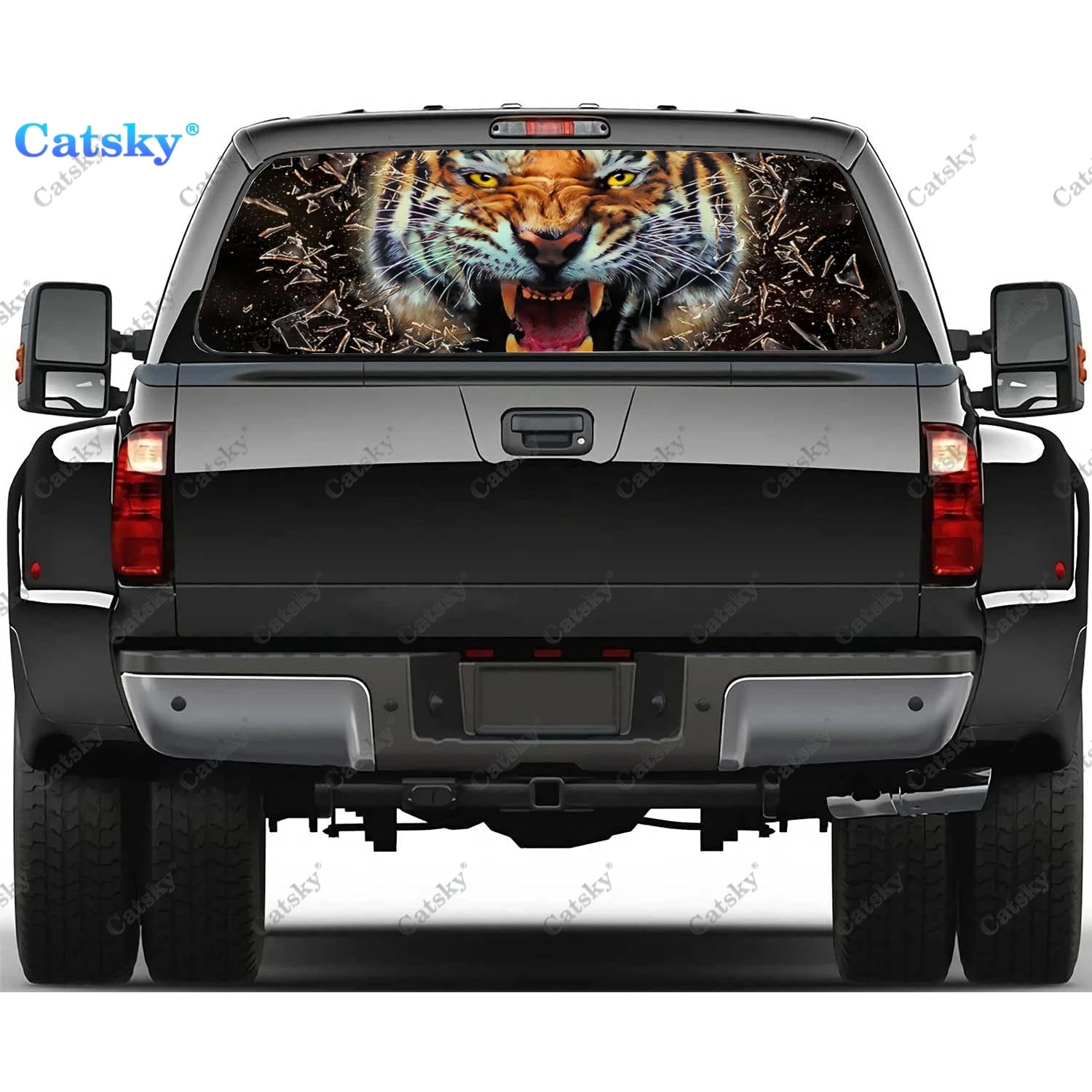 tiger animal Window Decal Sticker Graphic PVC Material Truck Sticker Perforated Vinyl Universal Sticker
tiger animal Window Decal Sticker Graphic PVC Material Truck Sticker Perforated Vinyl Universal Sticker