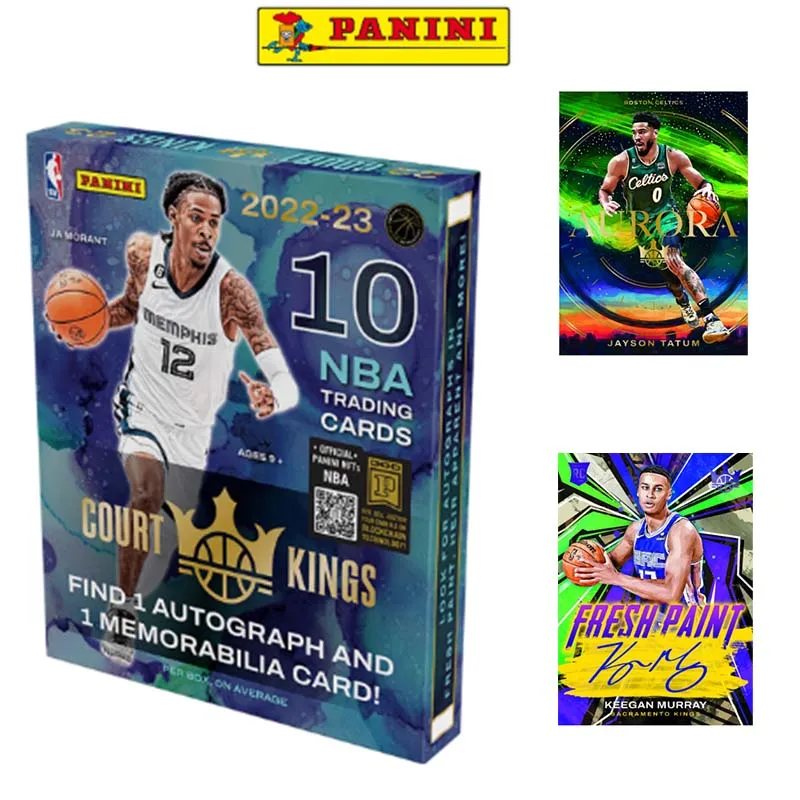 

2022-23 Panini Court Kings Nba Trading Card Box Hobby Collection Cards Official Limited Signature Children Fans Toy Gift