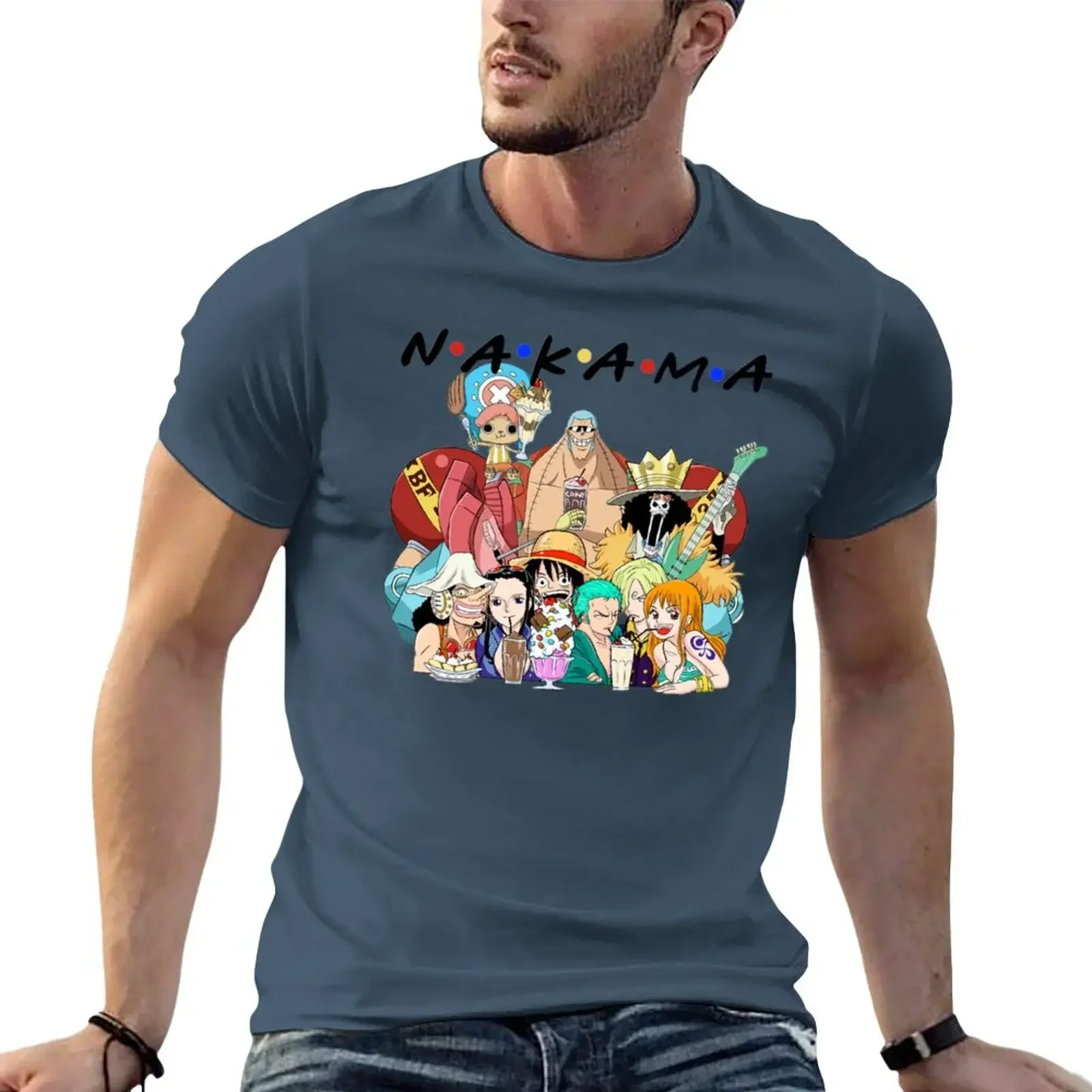

NAKAMA Classic T-Shirt summer tops sublime hippie clothes heavy weight t shirts for men