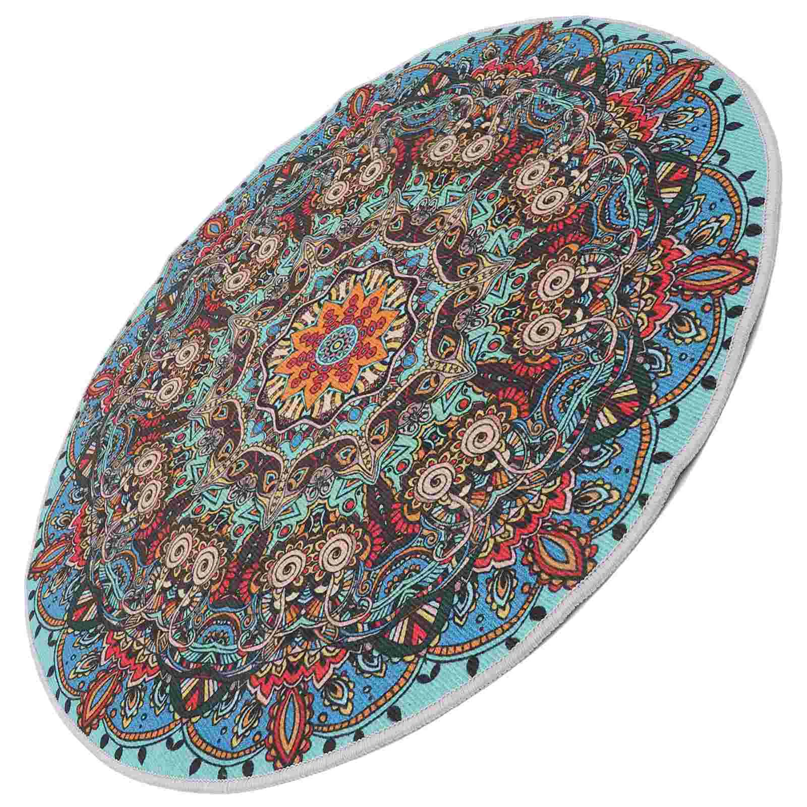 Bohemian Ethnic Style Round Rug Rainbow Carpet Area Rugs Boho Room Floor Mat Indoor Circle
Bohemian Ethnic Style Round Rug Rainbow Carpet Area Rugs Boho Room Floor Mat Indoor Circle