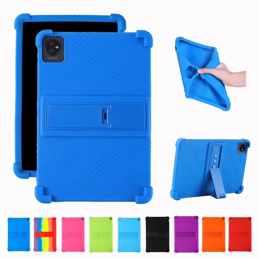 

Shockproof Silicon Tablet Case For Blackview Tab 11 Wifi Tab 5 Tab 6 Tab 7 Tab 8 Tab9 Tab12 Oscal Pad 10 With Stand Tablet Cover