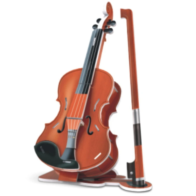 

Musical Instrument 3D Jigsaw Puzzle Cello Handmade Drums Kindergarten Early Childhood Boys Girls Children's Toys Games Toy Gifts