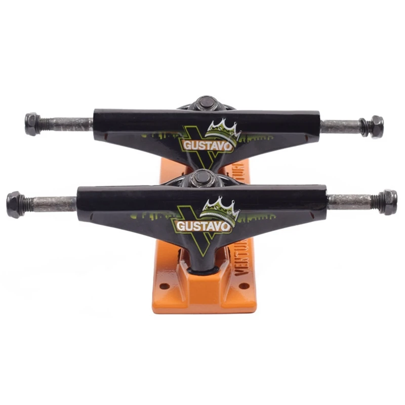 2Pcs Professional Skateboard Trucks Street Brushing Bridges 5Inch Trucks Skateboard Bridge Fish Board Bracket 
2Pcs Professional Skateboard Trucks Street Brushing Bridges 5Inch Trucks Skateboard Bridge Fish Board Bracket