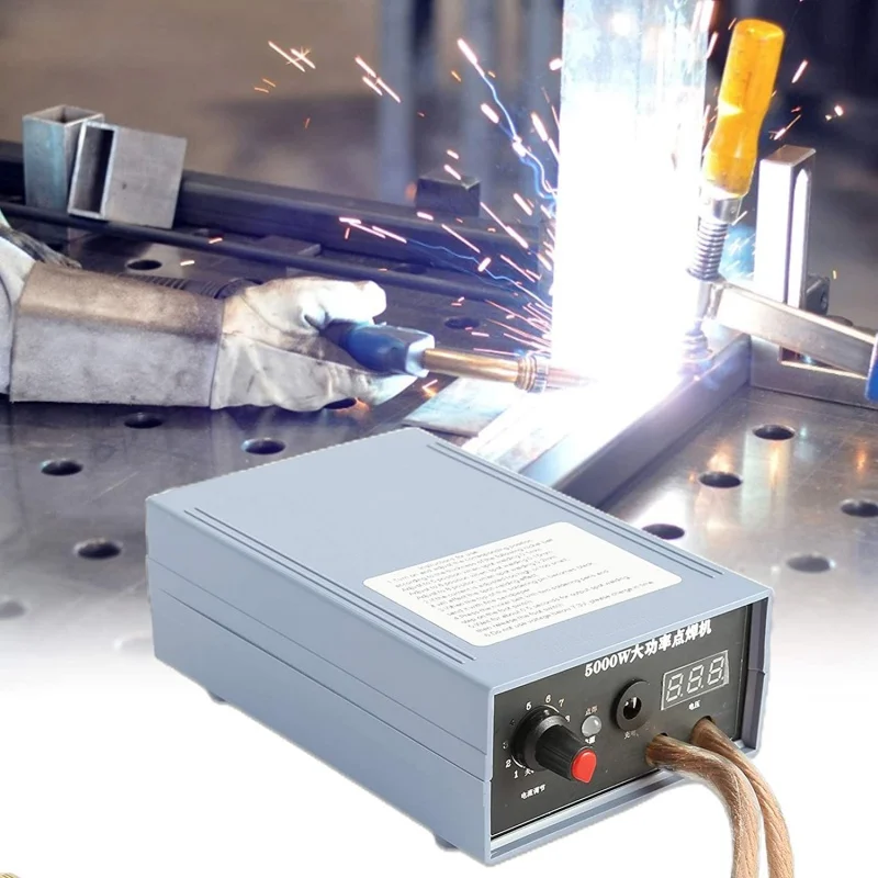 Portable Spot Welder 5000W High Power Handheld Spot Welding Machine 110-240V Current Adjustable Welders for 18650 Battery
Portable Spot Welder 5000W High Power Handheld Spot Welding Machine 110-240V Current Adjustable Welders for 18650 Battery