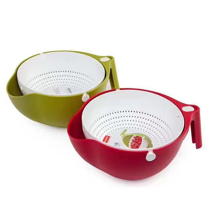 New Creative Double-layer Washing Colander Baskets Kitchen Tools Drain Basket Bowl Washing Vegetables Fruit Strainer Tray Basket
New Creative Double-layer Washing Colander Baskets Kitchen Tools Drain Basket Bowl Washing Vegetables Fruit Strainer Tray Basket