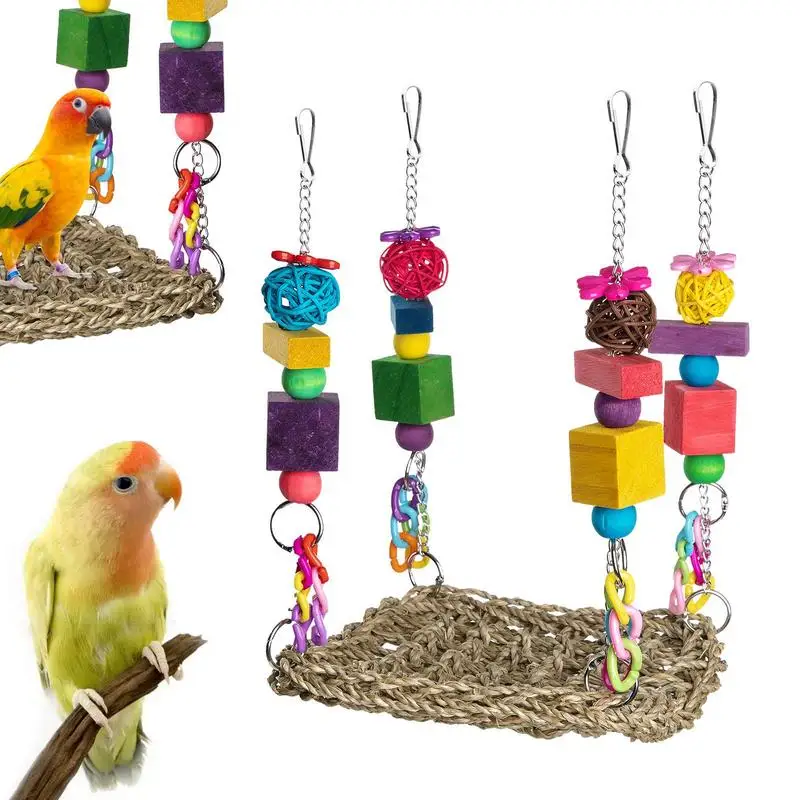 Bird Swing Chewing Toys Colorful Swing Chewing Hangings Cage Hammock Toy Colorful Parts For Exercise Birds Cage Accessories
Bird Swing Chewing Toys Colorful Swing Chewing Hangings Cage Hammock Toy Colorful Parts For Exercise Birds Cage Accessories