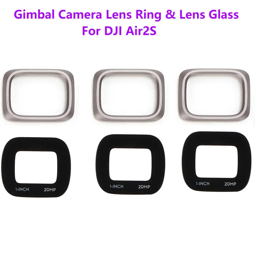 Original Air 2S Gimbal Camera Lens Ring & Lens Glass Lens Frame Replacement For DJI Air 2S Drone Repair Spare Parts New In Stock
Original Air 2S Gimbal Camera Lens Ring & Lens Glass Lens Frame Replacement For DJI Air 2S Drone Repair Spare Parts New In Stock