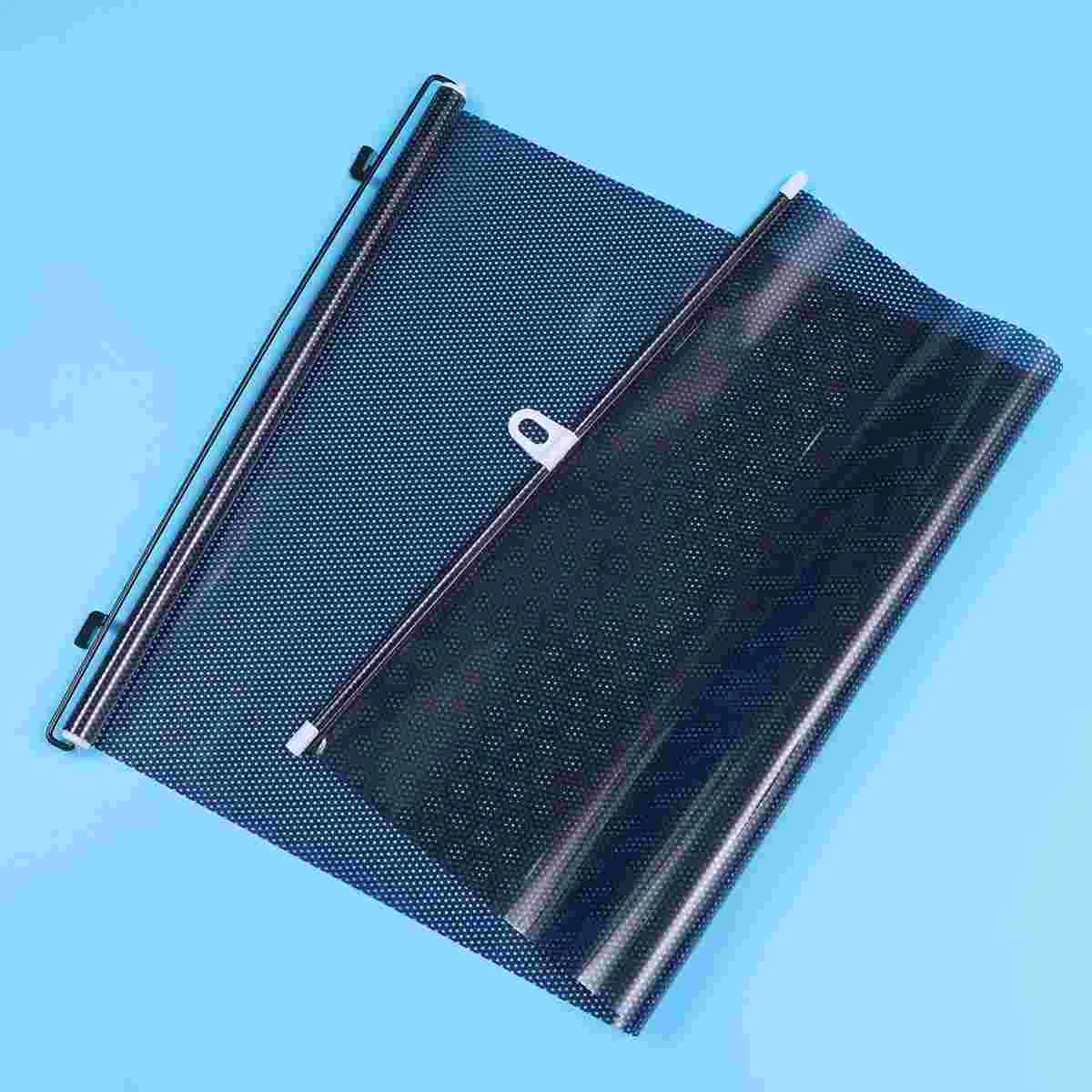 2 Set of Universal Retractable Car Vehicle Curtains Window Roller Sun Shades Blind Protectors(Black)
2 Set of Universal Retractable Car Vehicle Curtains Window Roller Sun Shades Blind Protectors(Black)