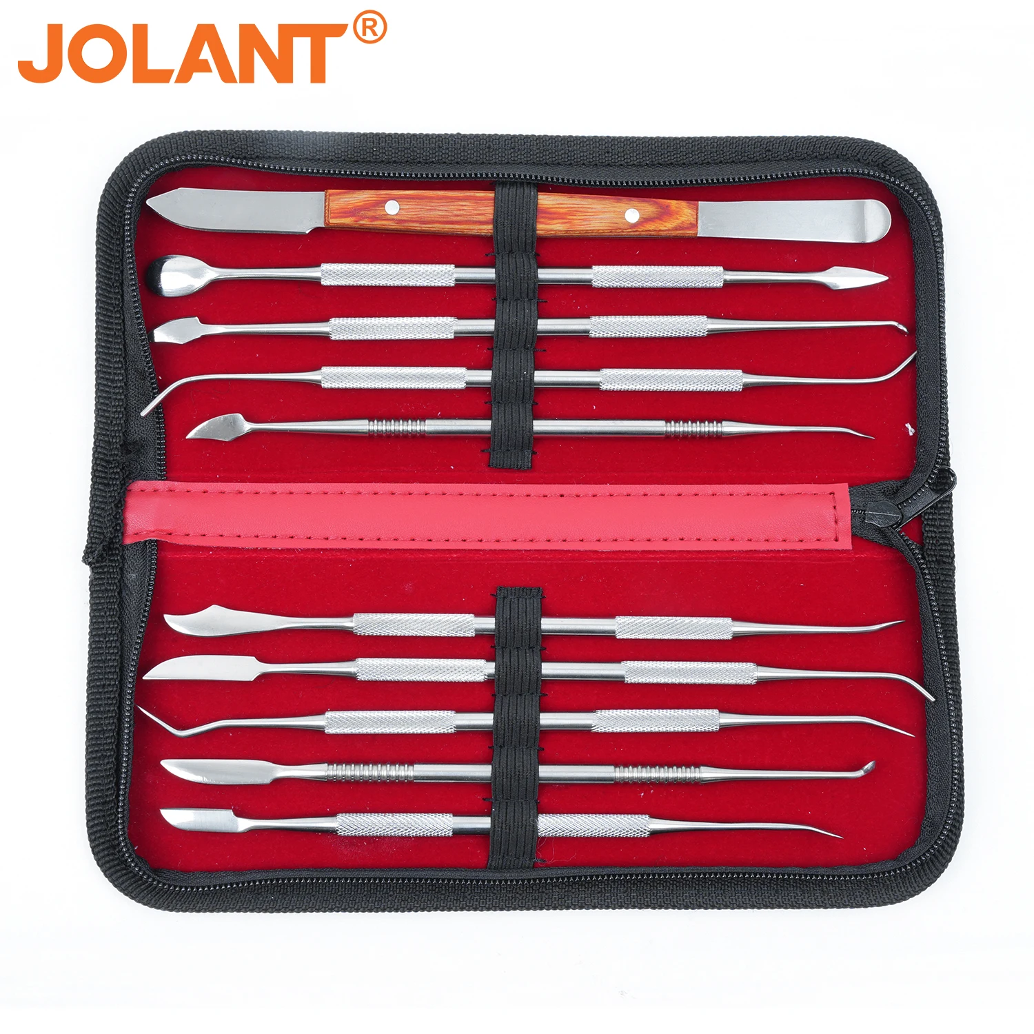 

JOLANT Dental Spatula Plaster Knife Practical Stainless Steel Versatile Teeth Wax Carving Tool Set Dental Instrument Tools