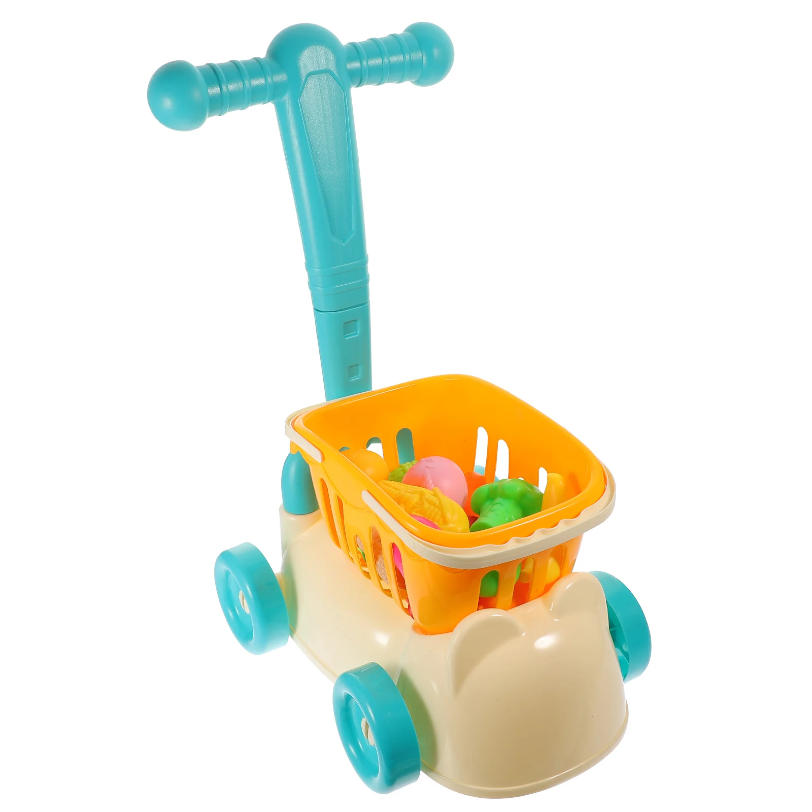Children's Stroller Toy Shopping Cart Fruit and Vegetable 15-piece Set Pram for Year Old Baby Boy Gifts Kids Plastic
Children's Stroller Toy Shopping Cart Fruit and Vegetable 15-piece Set Pram for Year Old Baby Boy Gifts Kids Plastic