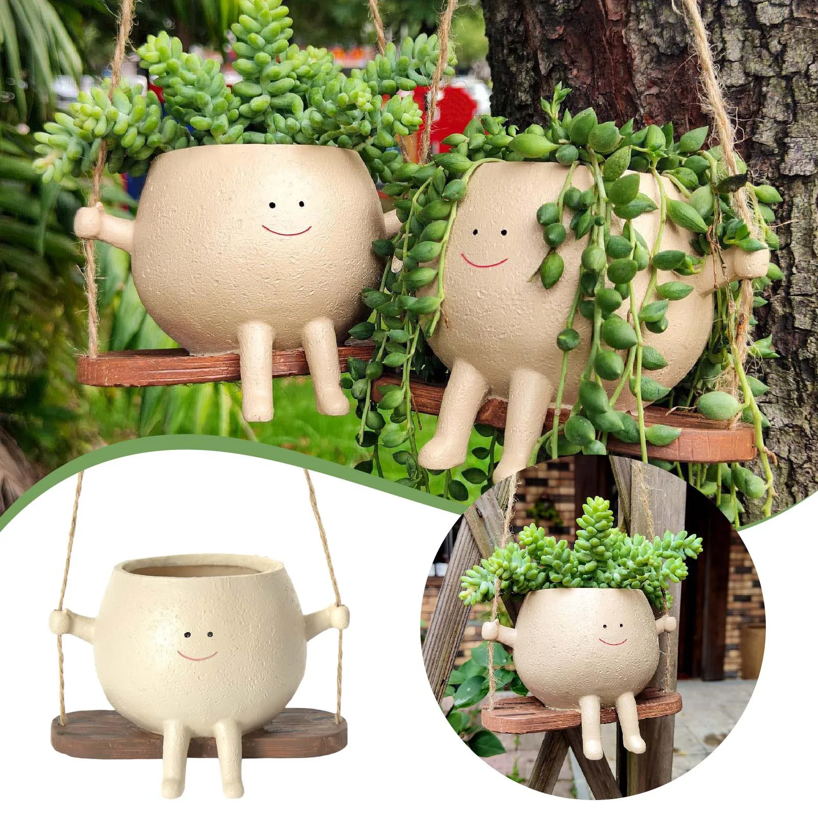 Planter Pot Hanging Head Planter For Indoor Outdoor For String Of Pearls Live Resin Flower Pots Gift IdeaI For Mother And
Planter Pot Hanging Head Planter For Indoor Outdoor For String Of Pearls Live Resin Flower Pots Gift IdeaI For Mother And