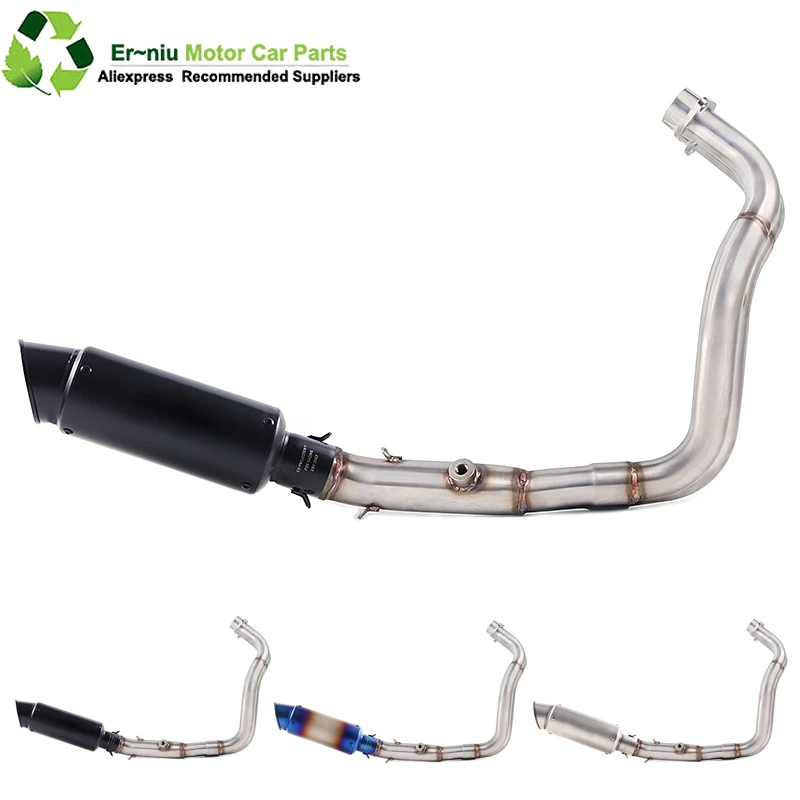 Full System For Yamaha Mt-07 Fz-07 Tracer 2014-2018 With Muffler Xsr700 2014-2019 E-mark Mt07 Fz07 Motorcycle Exhaust
Full System For Yamaha Mt-07 Fz-07 Tracer 2014-2018 With Muffler Xsr700 2014-2019 E-mark Mt07 Fz07 Motorcycle Exhaust