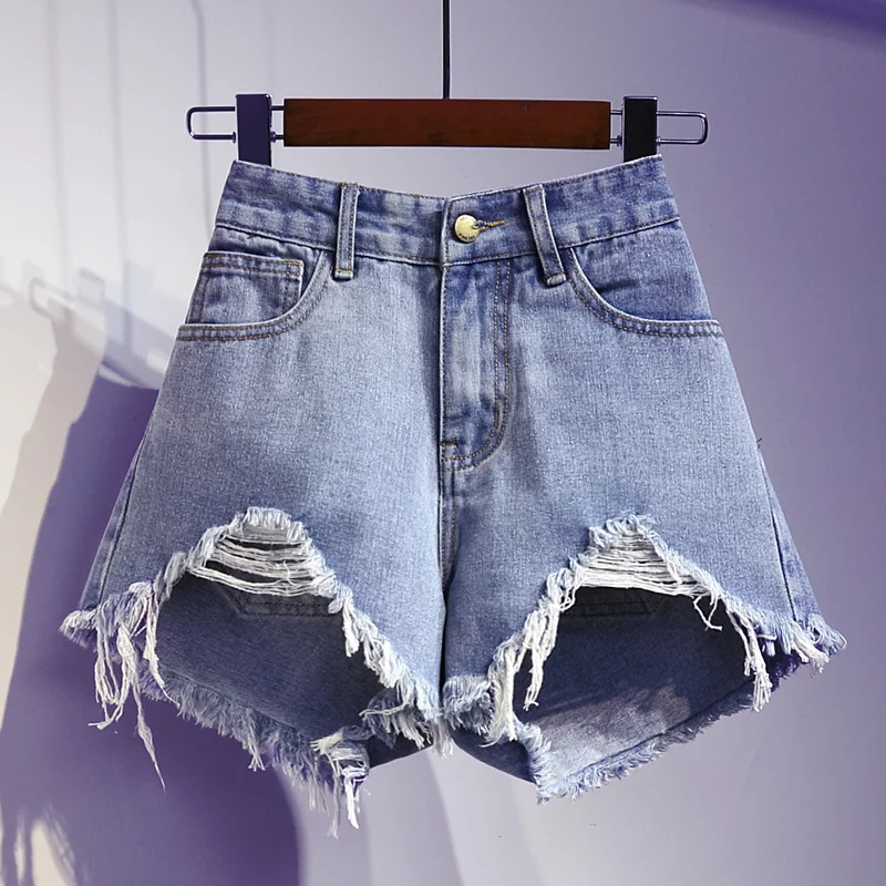 Women Femme Summer Fashion Tassel jean Denim Shorts Washed Distressed Jeans Hot Ripped Shorts Casual Korea Zipper Fly
Women Femme Summer Fashion Tassel jean Denim Shorts Washed Distressed Jeans Hot Ripped Shorts Casual Korea Zipper Fly