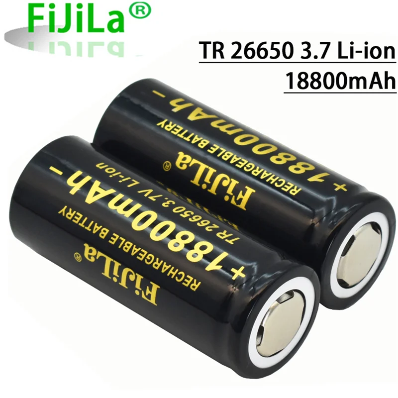 2022 New Original high quality 26650 battery 18800mAh 3.7V 50A lithium ion rechargeable battery for 26650 LED flashlight
2022 New Original high quality 26650 battery 18800mAh 3.7V 50A lithium ion rechargeable battery for 26650 LED flashlight