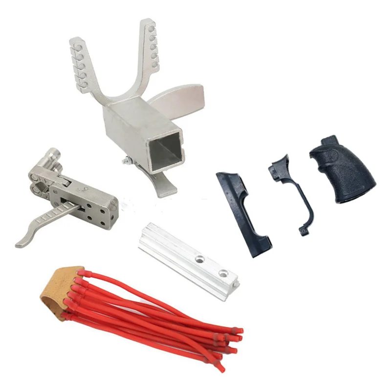 Mechanical slingshot DIY accessories 25*25mm sliding module Stainless steel trigger Strong rubber band Slingshot accessori
Mechanical slingshot DIY accessories 25*25mm sliding module Stainless steel trigger Strong rubber band Slingshot accessori