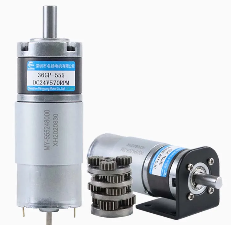DC Gear Motor 12V 24V Planetary Gear Large Torque 36-555 Small Miniature Adjustable Speed Motor DC Electric Motor for DIY
DC Gear Motor 12V 24V Planetary Gear Large Torque 36-555 Small Miniature Adjustable Speed Motor DC Electric Motor for DIY